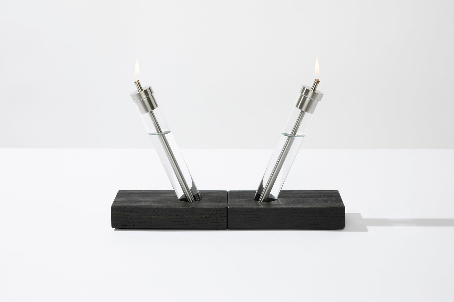 Migration / a modern oil candle (set of two candles)