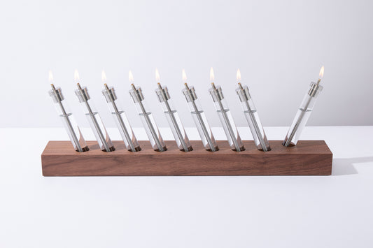 Migration Menorah / a unique modern menorah