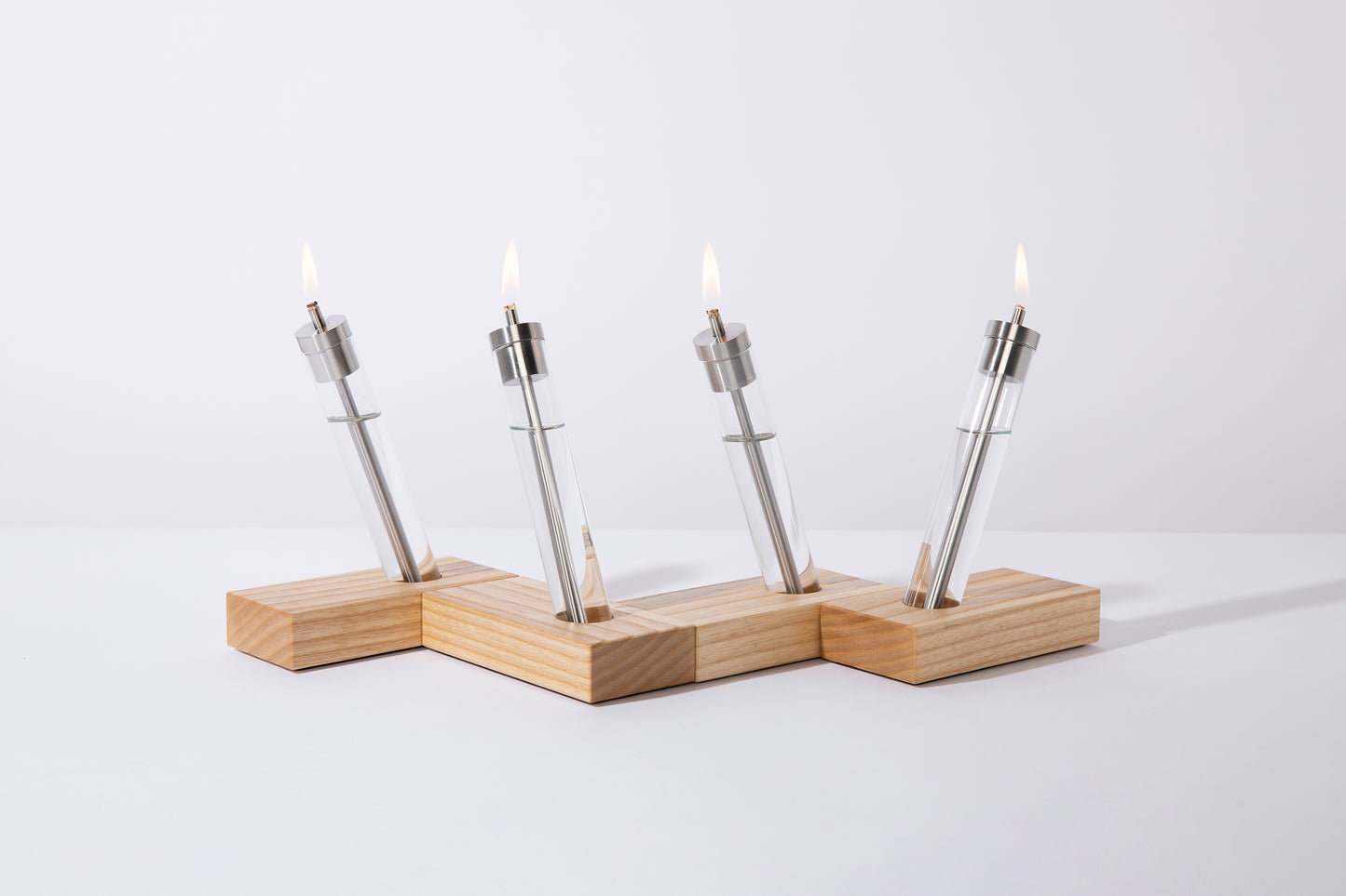 Migration / a modern oil candle (set of two candles)