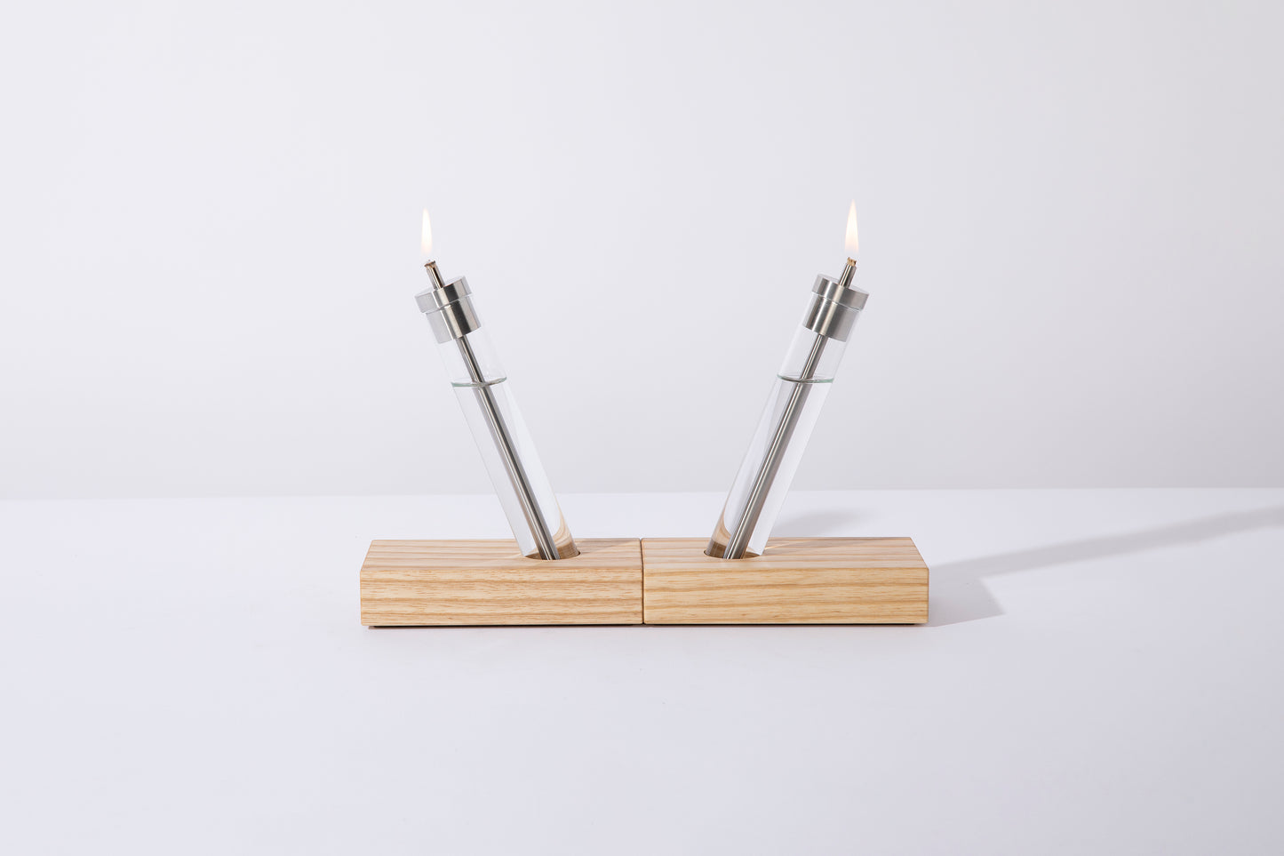 Migration / a modern oil candle (set of two candles)