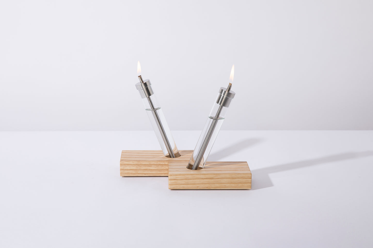 Migration / a modern oil candle (set of two candles)