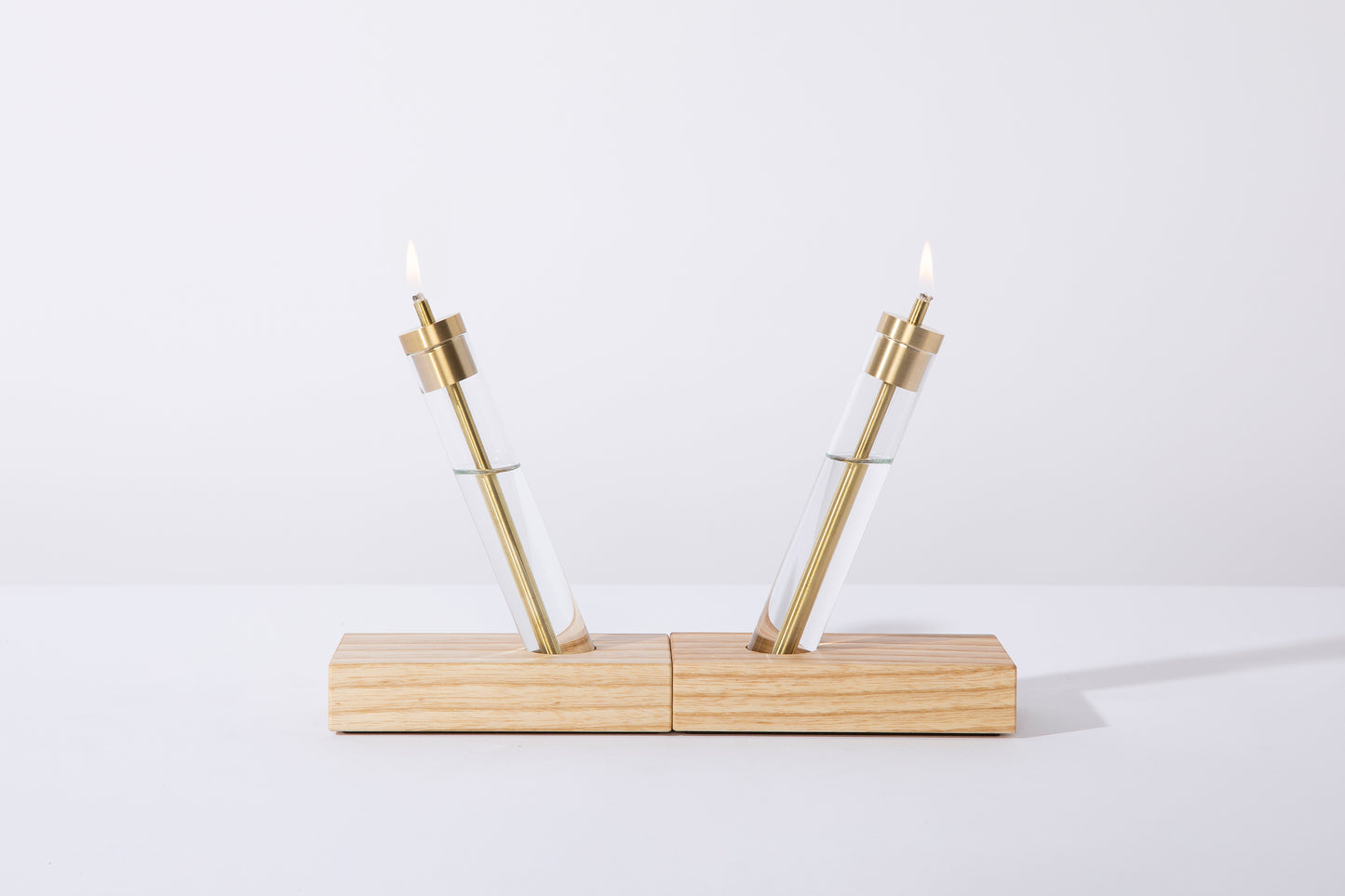 Migration / a modern oil candle (set of two candles)